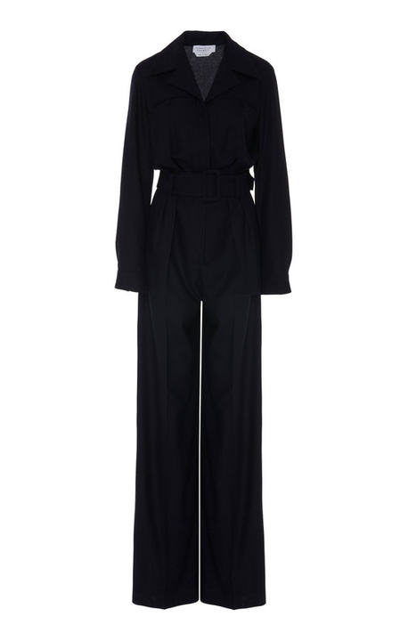 Weil Belted Silk Cashmere Jumpsuit展示图