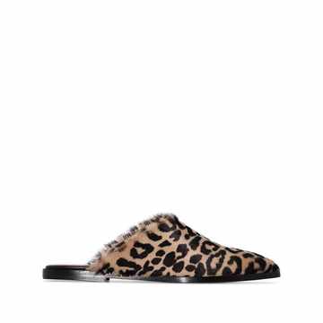 Anzi Flat Leopard Slipper