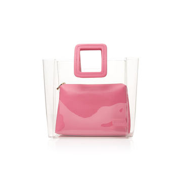 Shirley PVC And Textured-Leather Tote