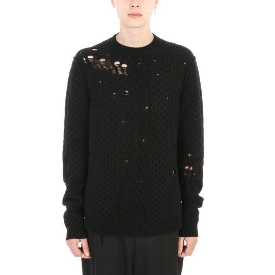 Damir Doma Kir Black Wool Knit展示图