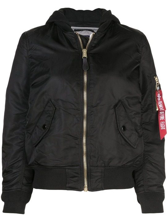 hooded bomber jacket展示图