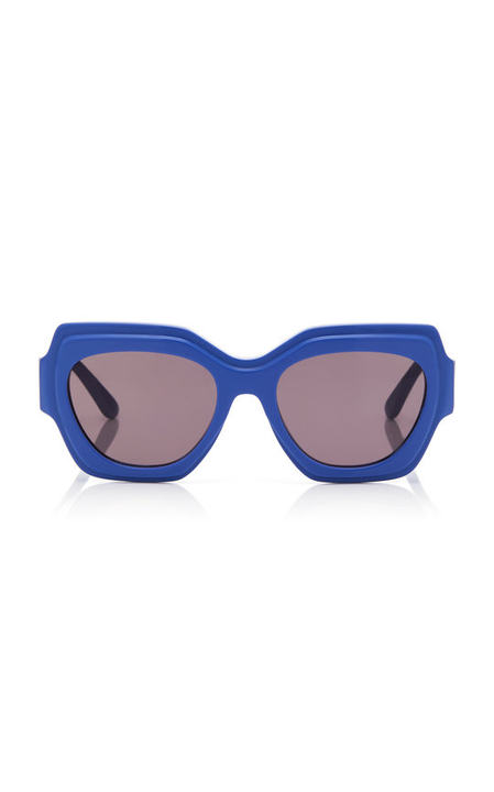 Square-Frame Acetate Sunglasses展示图