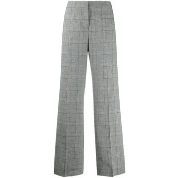 checked palazzo pants