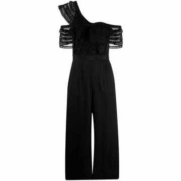 ruffle detail jumpsuit