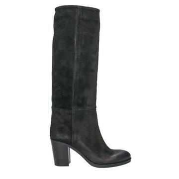 Strategia Black Suede Boots