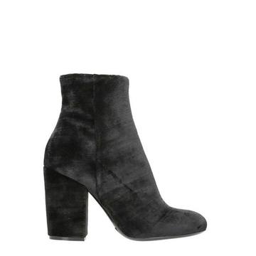 Strategia Black Velvet Boots