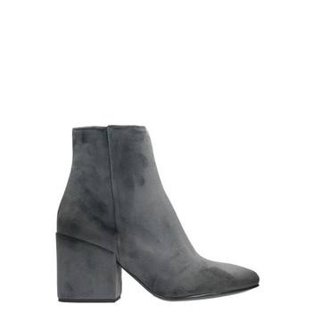 Strategia Grey Velvet Boots