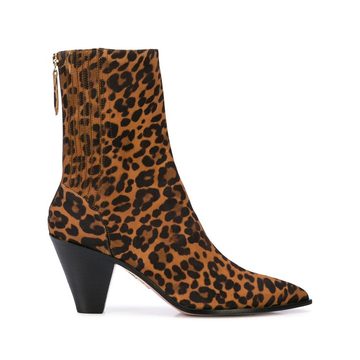 leopard print boots