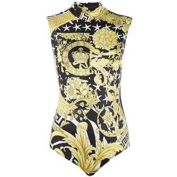 barocco print bodysuit