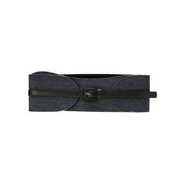 buckle denim belt