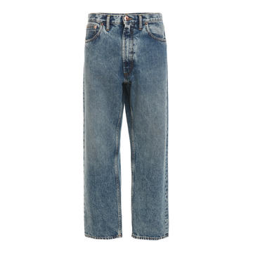 Mid-Rise Straight-Leg Jean