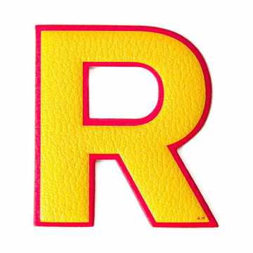 'R'贴纸