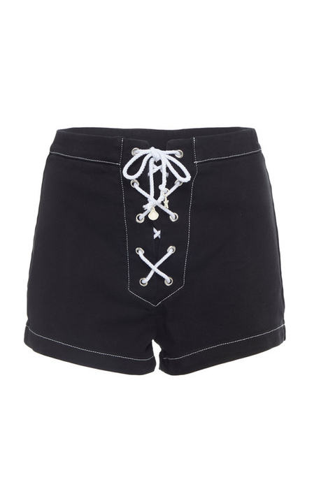 Dark sailor denim shorts展示图