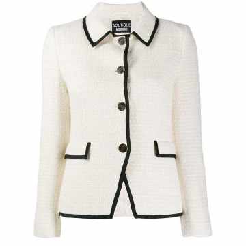textured tweed jacket