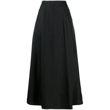 long flared skirt