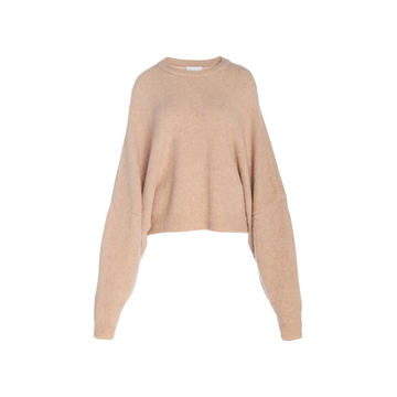 Camparo Wool-Knit Cropped Sweater