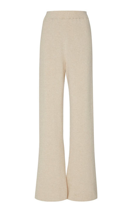 Leba Ribbed Cashmere And Wool-Blend Knit Pants展示图