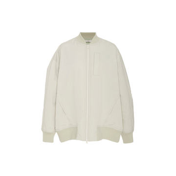 Rib-Trimmed Bomber Jacket