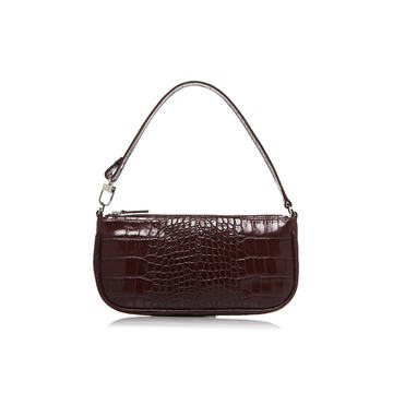 Rachel Croco Embossed Leather Bag