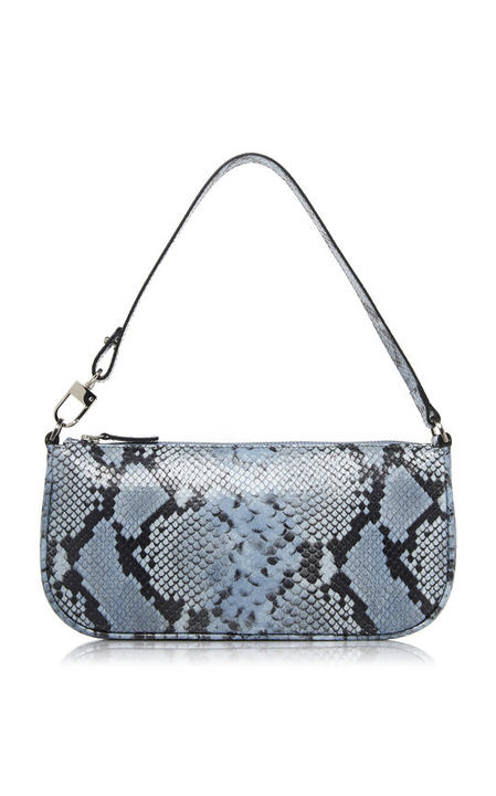 Rachel Snake Print Leather Bag展示图