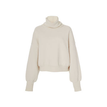 Oversized Cotton Turtleneck Sweater