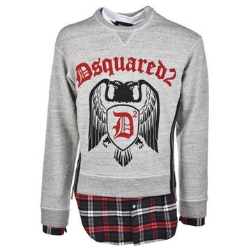 Dsquared2 Shirt Hem Logo Sweatshirt