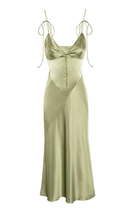 Hydra Silk Slip Dress展示图