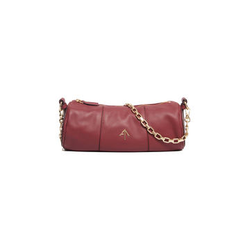 Cylinder Leather Shoulder Bag