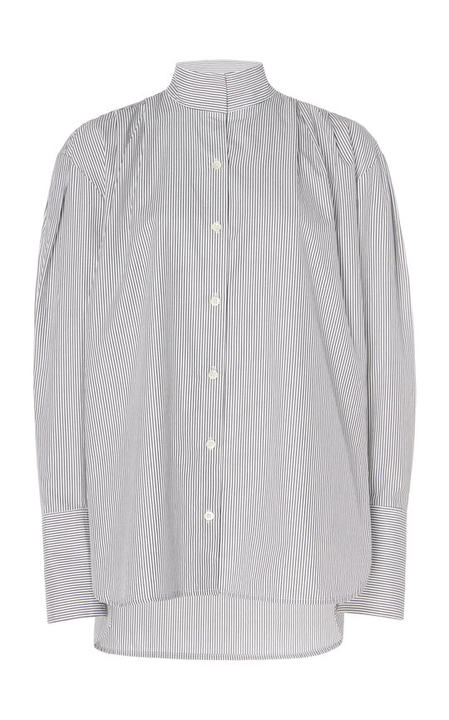 Striped Cotton-Poplin Shirt展示图