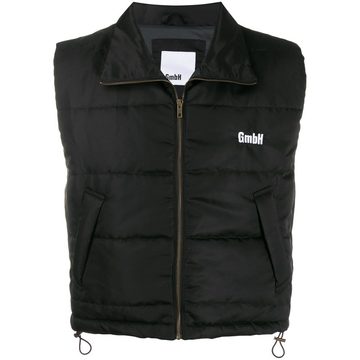 logo zipped gilet