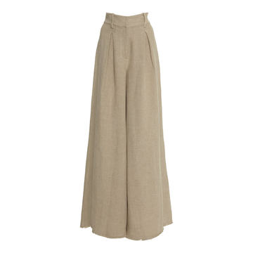 Haricot Linen Wide-Leg Pants