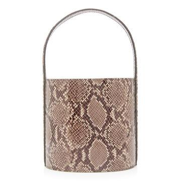 Bissett Snake Embossed Leather Bag