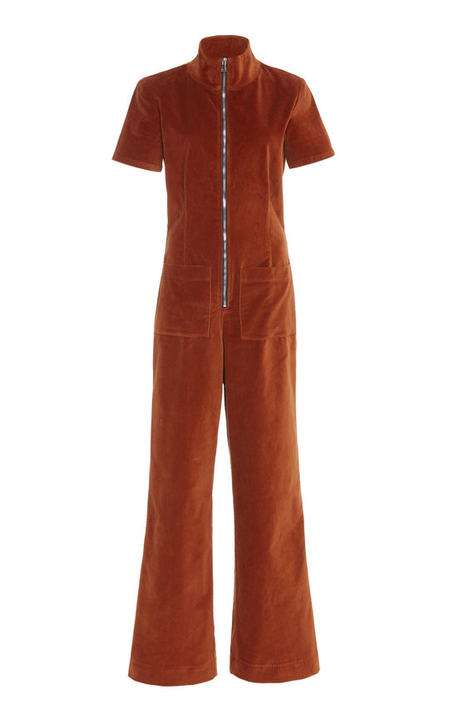 Ziggy Autumn Velvet Jumpsuit展示图