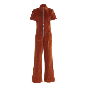 Ziggy Autumn Velvet Jumpsuit