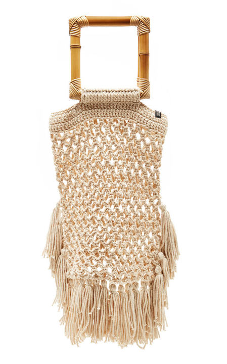 Narciso Macrame Top Handle Bag展示图