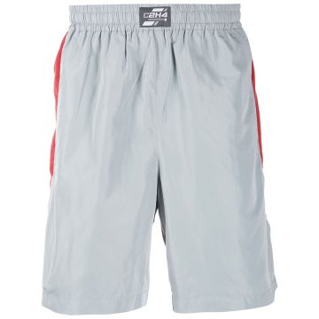 panelled 3m track shorts