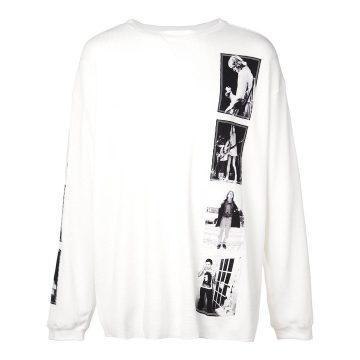 relaxed fit longsleeved T-shirt