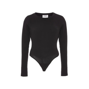 Ribbed Cotton-Jersey Bodysuit