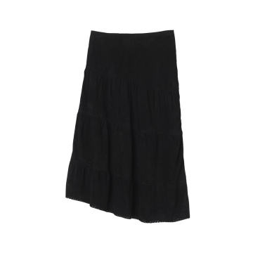 Buffie Suede Leather Skirt