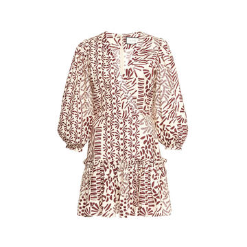 Idony Cotton Printed Mini Dress