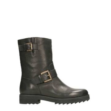 Jil Sander Navy Black Leather Boots
