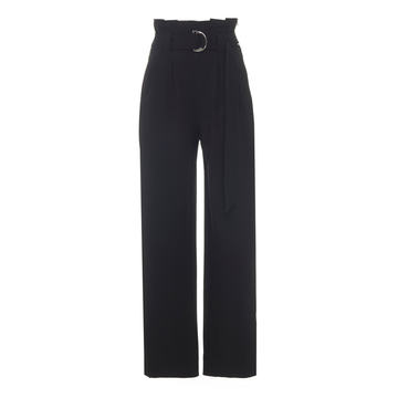 Heavy Crepe Belted Pants