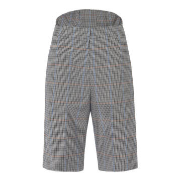 Corseted-Back Bermuda Cotton Shorts