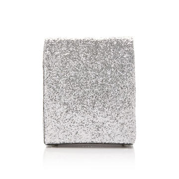 Lunchbag 20 Glittered Leather Clutch