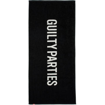 黑色“Guilty Parties” Tokyo Paradise 毛巾