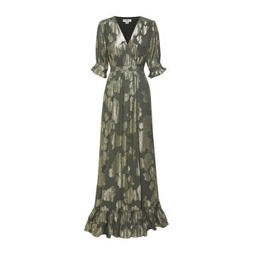 Adele Metallic Maxi Dress