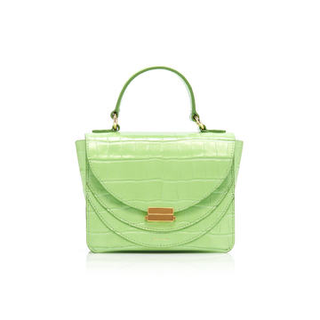 Luna Croc-Effect Leather Bag