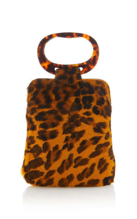 Leopard-Print Calf Hair Box Bag展示图