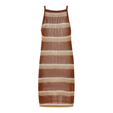 Yara Cotton-Blend Ribbed-Knit Dress