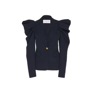 Wool-Gabardine Butterfly Blazer